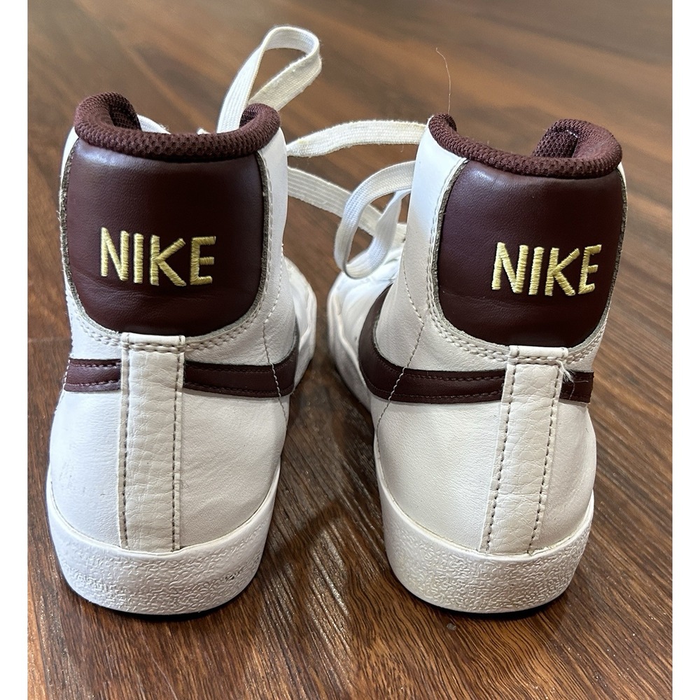 Nike Blazer Mid 77 White Team Red Vintage Sneakers Unisex Kids 4Y DA4086-119 - Picture 12 of 15